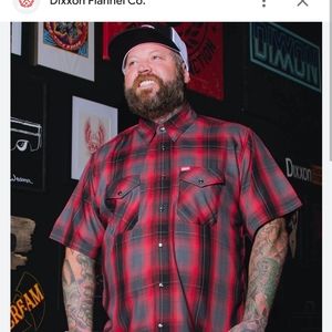 Brand new,bag opened ,Dixxon "Blood,Sweat and Tears" Short sleeve Bamboo shirt